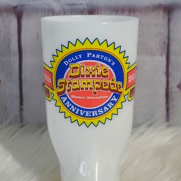 Dolly Parton Dollywood Dixie Stampede 20th Anniversary Plastic Cowboy Boot Cup - Picture 3 of 15